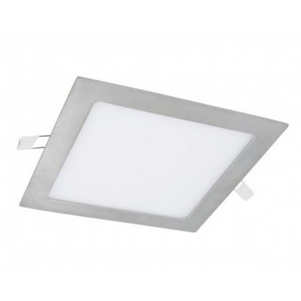 Downlight panel LED Cuadrado 190x190mm Gris Plata 15W